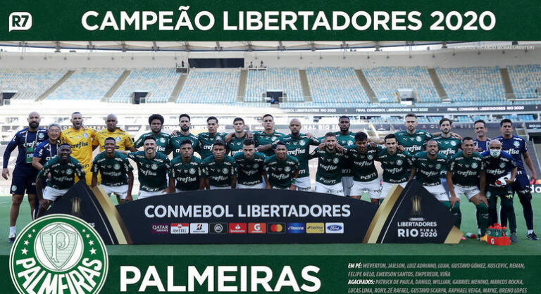 CAMPEÃO: Palmeiras é o primeiro time do Brasil garantido na Libertadores 2021; veja os 33 classificados