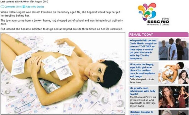 Ganhadora mais jovem da loteria vive de benefício social