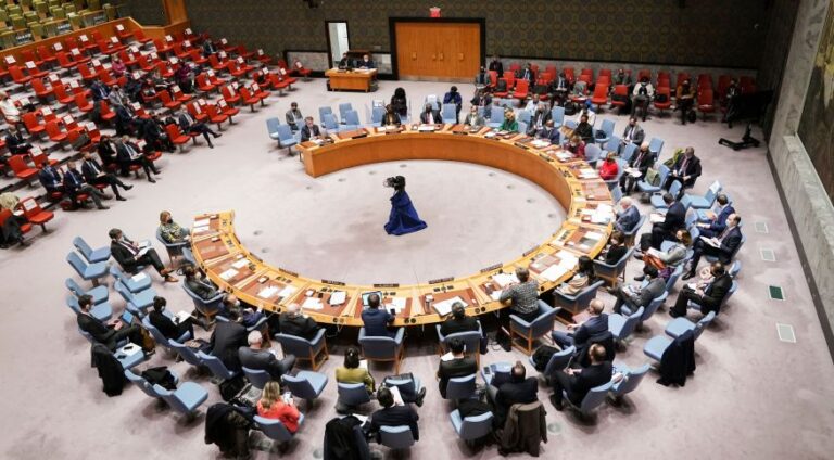 Reunião do Conselho de Segurança da ONU sobre o conflito Rússia-Ucrânia