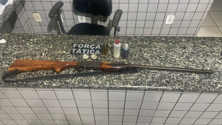 GPM de Lagoa do Sítio e Força Tática são acionados após homem ser alvejado com disparo de arma de fogo