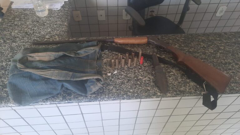 GPM da Lagoa do Sítio GPM da Lagoa do Sítio apreende espingarda no Bairro Tiririca