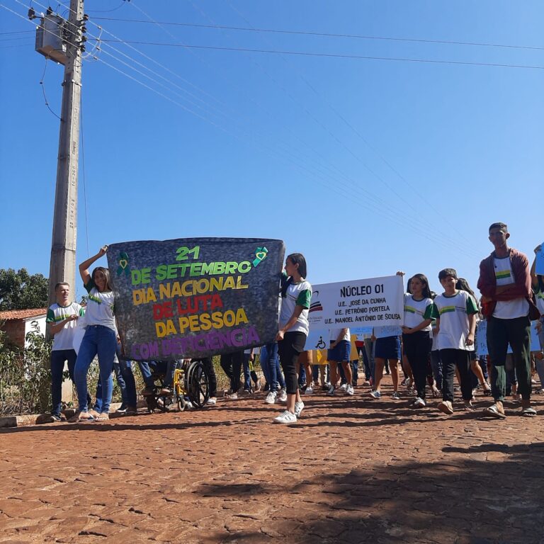 Escolas da zona rural de Pimenteiras promovem evento no dia Nacional da Luta da Pessoa com Deficiência.