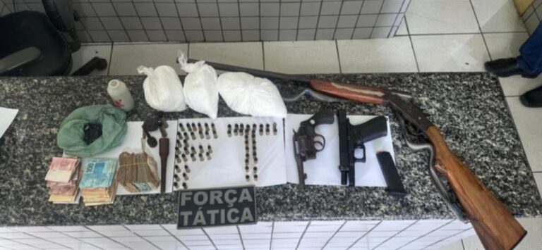 PIMENTEIRAS: PM prende homem suspeito de tráfico de drogas em zona rural