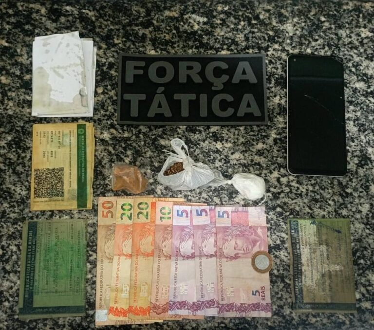 VALENÇA: Força Tática prende trio por tráfico de drogas.