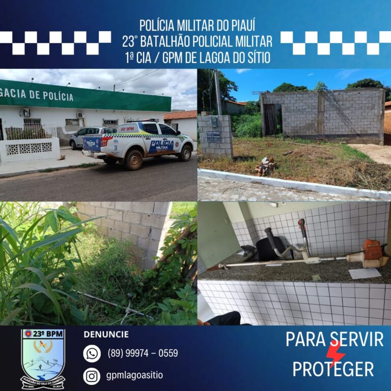 Polícia Militar recupera em Lagoa do Sítio roçadeira furtada na zona rural de Inhuma.