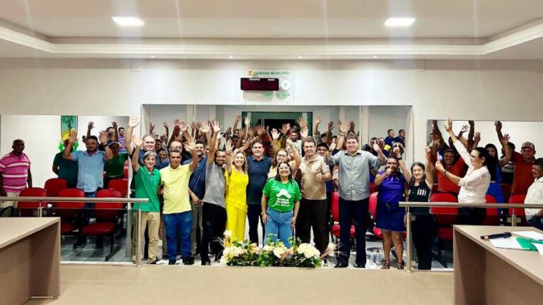 PIMENTEIRAS: MDB renova diretório e declara apoio à pré-candidatura de Tony Feitosa (PT)