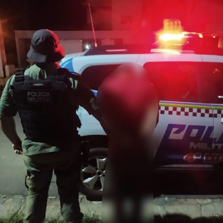 PICOS: Suspeito de furto qualificado é preso pela Polícia Militar.