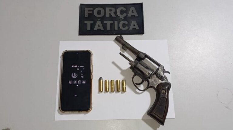Dupla é presa pela Força Tática após cometer roubo no centro de Valença do Piauí