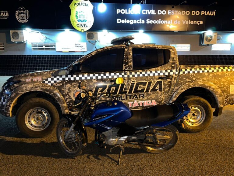 Força Tática recupera motocicleta furtada