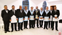 Quatro novos irmãos são iniciados pela Loja Força e Beleza das Nascentes do Rio Sambito nº 50