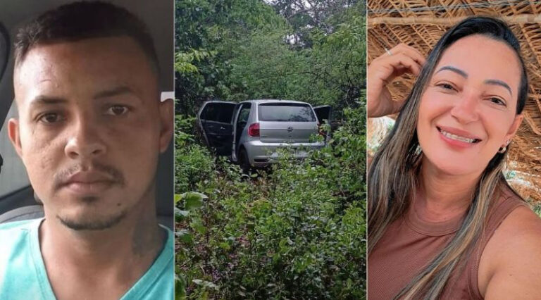 Suspeito de matar mulher e abandonar corpo da vítima em carro no Piauí se entrega à polícia.