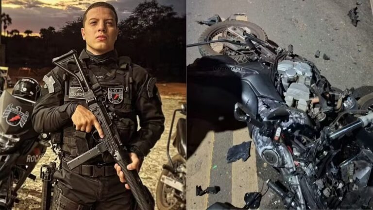 Soldado da PM morto em acidente perseguia suspeito quando bateu em caminhão, diz comandante