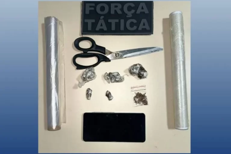 Força Tática prende homem suspeito de tráfico de drogas no Centro de Valença do Piauí