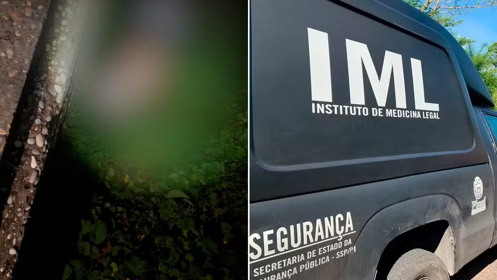 Homem é encontrado morto e sem cabeça na Zona Sul de Teresina — Foto: Montagem g1 PI/ 1º BPM